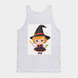 Cute Baby Witch Tank Top